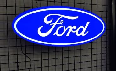 Ford Logo Led Leuchttafel oval