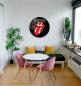 Preview: Rolling Stones Art Design round special Glass Picture!