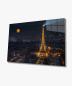 Preview: Paris im Mondlicht Art Design rechteckiges spezial Glasbild!