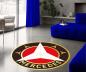 Preview: Mercedes Vintage Logo round carpet!