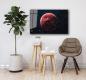 Preview: Der Mond Art Design rechteckiges spezial Glasbild!
