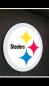 Preview: ​Pittsburgh Steelers Logo Led Leuchtschild Wandleuchte! (rund)