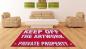 Preview: Keep off rectangular Carpet!