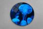 Preview: Jellyfish Art Design round special Glass Picture!