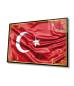 Preview: Türkische Flagge Art Design rechteckiges spezial Glasbild!