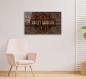 Preview: Harley Davidson Logo Art Design rectangular special Glass Picture!