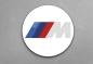 Preview: BMW MPower Art Design rundes spezial Glasbild!