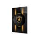 Preview: Lamborghini Art Design rectangular special Glass Picture!