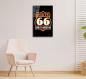Preview: Harley Davidson Logo Art Design rectangular special Glass Picture!