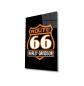 Preview: Harley Davidson Logo Art Design rectangular special Glass Picture!