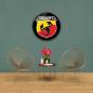 Preview: Abarth Art Design rundes spezial Glasbild!