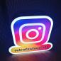 Preview: Instagram, Social Media, Influencer Logo Led Leuchtschild Wandleuchte!