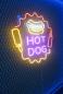 Preview: American Hot Dog Neon Led Werbeleuchte für ihr Restaurant!