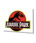 Preview: Jurassic Park Art Design rechteckiges spezial Glasbild!