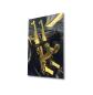 Preview: Ak47 Kalashnikov Art Design rechteckiges spezial Glasbild!