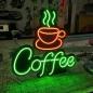 Preview: Coffee Neon Led Werbeleuchte für ihr Restaurant, Fastfoodladen!
