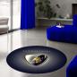 Preview: Lamborghini black Logo round carpet!