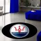 Preview: Maserati Logo round carpet!