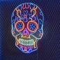 Preview: Neon Led Mexican Skull of Death​ wall lamp for your home, office or shop!