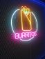 Preview: Mexican Food Burritos Neon Led Werbeleuchte für ihr Restaurant!