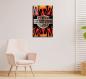 Preview: Harley Davidson Logo Art Design rectangular special Glass Picture!