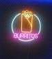 Preview: Mexican Food Burritos Neon Led Werbeleuchte für ihr Restaurant!
