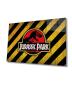 Preview: Jurassic Park Art Design rechteckiges spezial Glasbild!