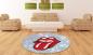 Preview: Rolling Stones Logo round carpet!