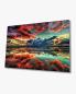 Preview: Sonnenuntergang Art Design rechteckiges spezial Glasbild!