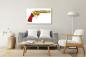 Preview: Goldener Revolver Art Design rechteckiges spezial Glasbild!