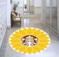 Preview: Starbucks Coffee Lotus Flower round carpet!