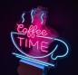Preview: Coffee Time Neon Led Werbeleuchte für ihr Restaurant, Fastfoodladen!