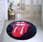 Preview: Rolling Stones Logo round carpet!