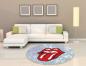 Preview: Rolling Stones Logo round carpet!