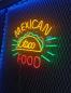 Preview: Mexican Food Taco Neon Led Werbeleuchte für ihr Restaurant!