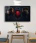 Preview: The three monkeys Art Design rectangular special Glass Picture!
