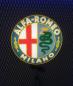 Preview: Alfa Romeo Logo Vintage Led Wandleuchte rund