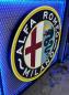 Preview: Alfa Romeo Vintage Milano Logo Led Leuchtschild rund