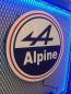 Preview: Alpine Logo Led Wandleuchte rund