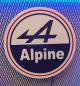 Preview: Alpine Logo Led Wandleuchte rund