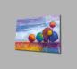 Preview: Farbige Natur Art Design rechteckiges spezial Glasbild!