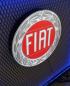 Preview: Fiat Vintage Logo Led Wandleuchte rund
