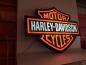 Preview: Harley-Davidson beleuchtetes Wand-Emblem