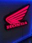 Preview: Honda Logo beleuchtetes Wandemblem