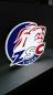 Preview: Zsc Zürich Logo Led Leuchtschild Wandleuchte! (rund)