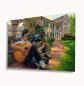 Preview: Elvis Presley Art Design rectangular special Glass Picture!