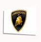 Preview: Lamborghini Art Design rectangular special Glass Picture!