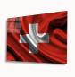 Preview: Swiss flag Art Design rectangular special Glass Picture!