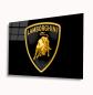 Preview: Lamborghini Art Design rectangular special Glass Picture!