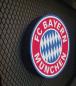 Preview: Bayern München Logo Led Leuchtschild Wandleuchte! (rund)